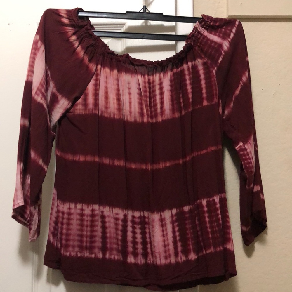 Cute off-the-shoulder blouse